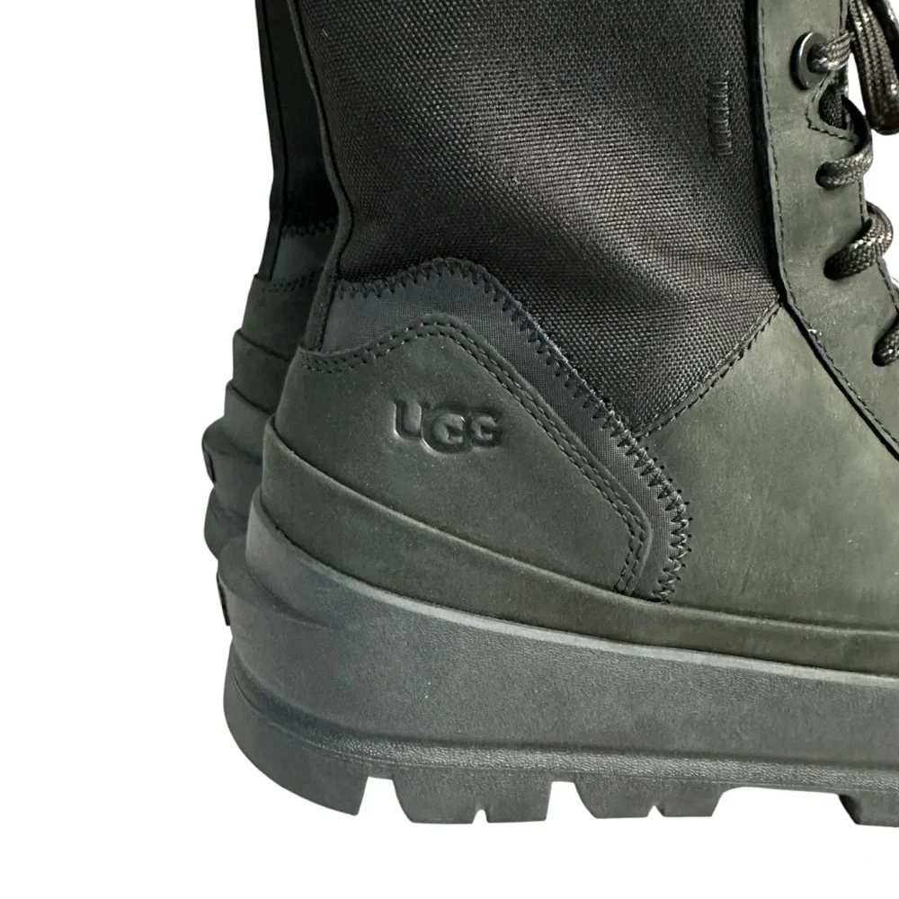 UGG Women's Charcoal Lace-Up Winter Boots Sz 8